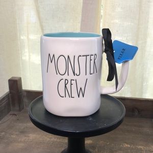 Rae Dunn Pixar MONSTER CREW Double Sided Mug